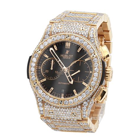 bust down diamond watch.